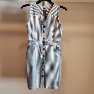 Women's wrangler retro sleeveless denim dress